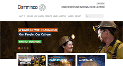 Desktop Screenshot of barminco.com.au